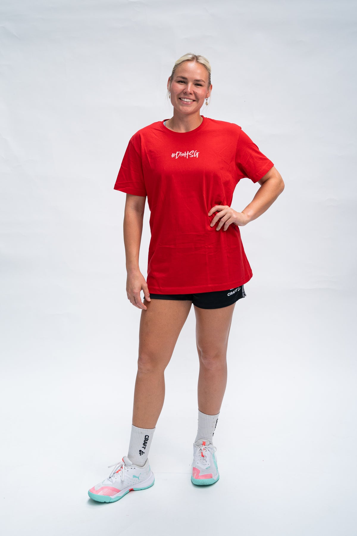 T-Shirt #diehsg rot
