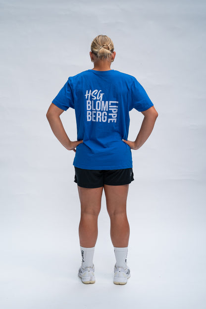 T-Shirt #diehsg royalblau
