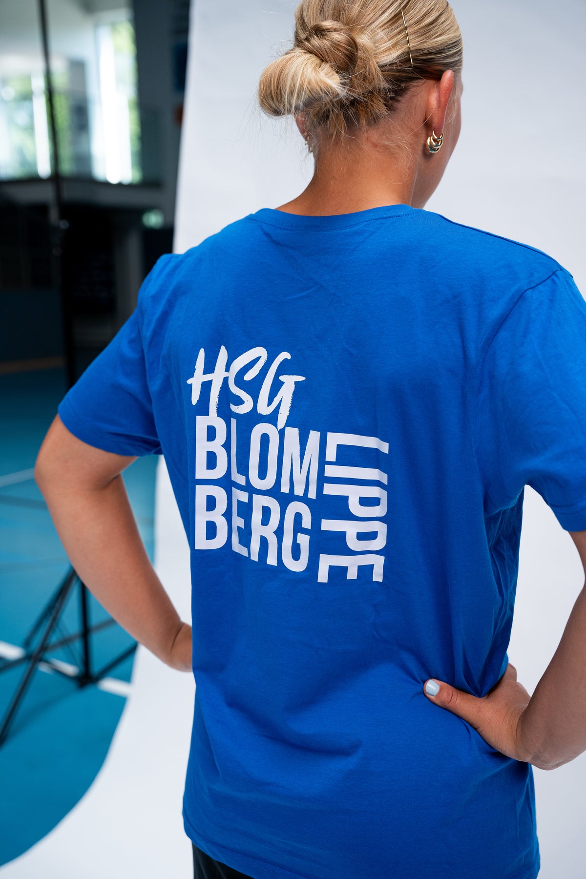 T-Shirt #diehsg royalblau