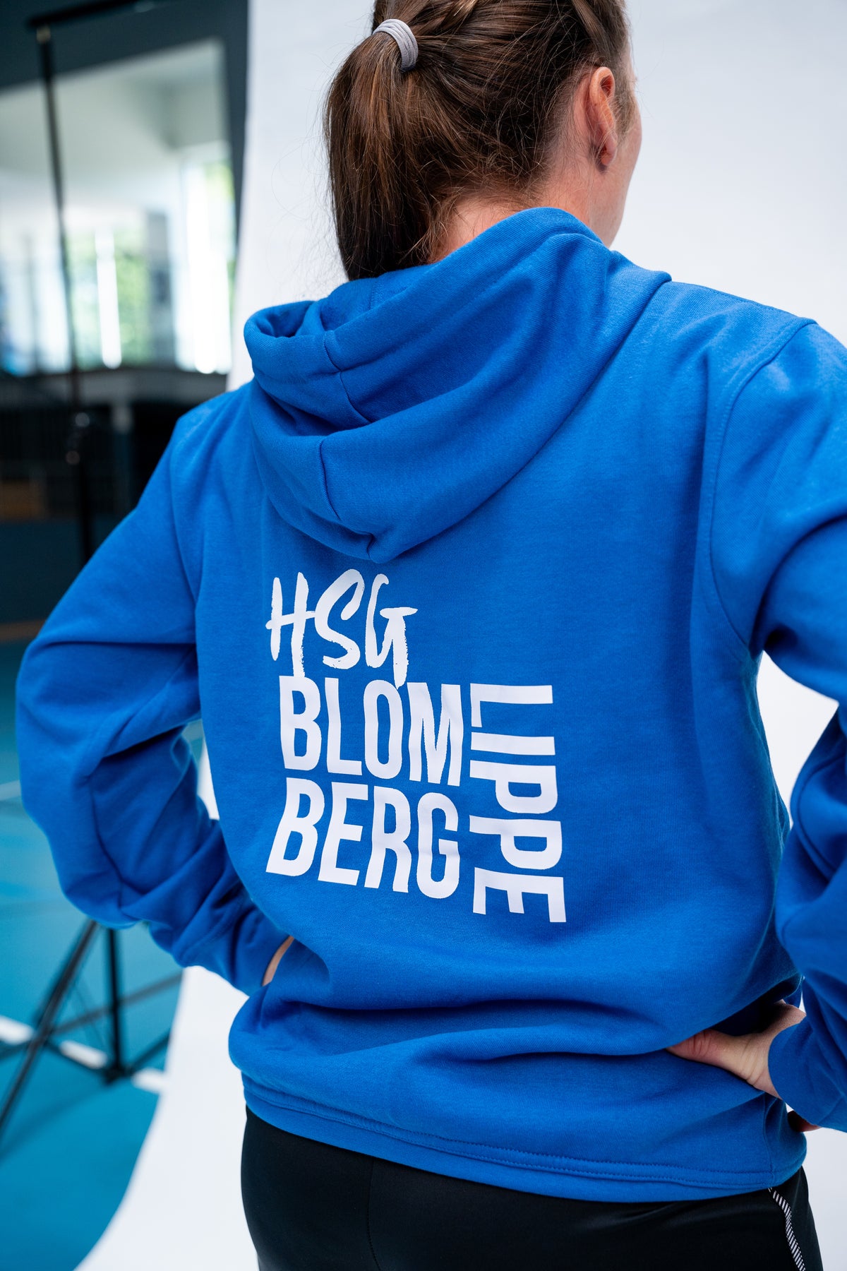 Hoody #diehsg royalblau