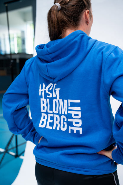 Hoody #diehsg royalblau