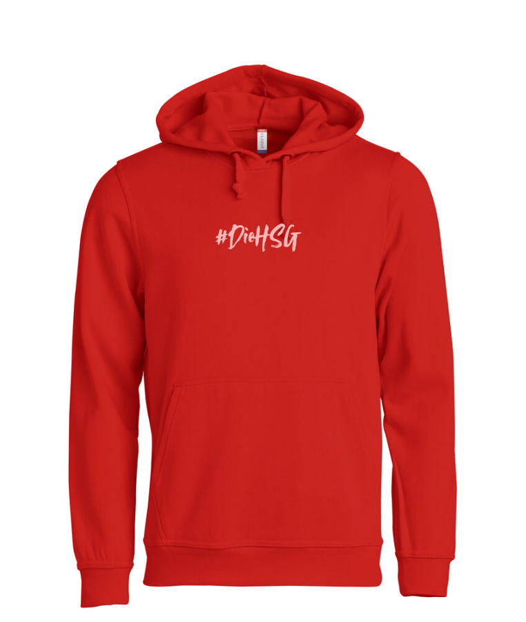 Hoody #diehsg rot
