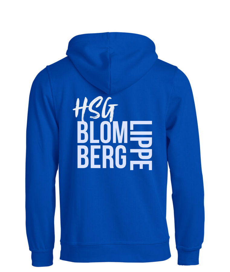 Hoody #diehsg royalblau