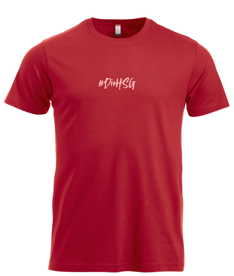 T-Shirt #diehsg rot