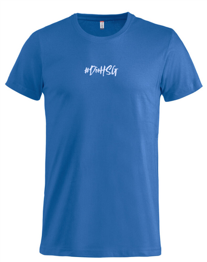 T-Shirt #diehsg royalblau